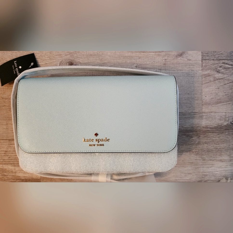 Kate Spade Crossbody Leather Bag Brand New Blue
